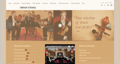 Desktop Screenshot of obrienstrings.com